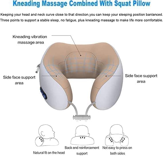 Vibrating Travel Neck Pillow for Relaxation