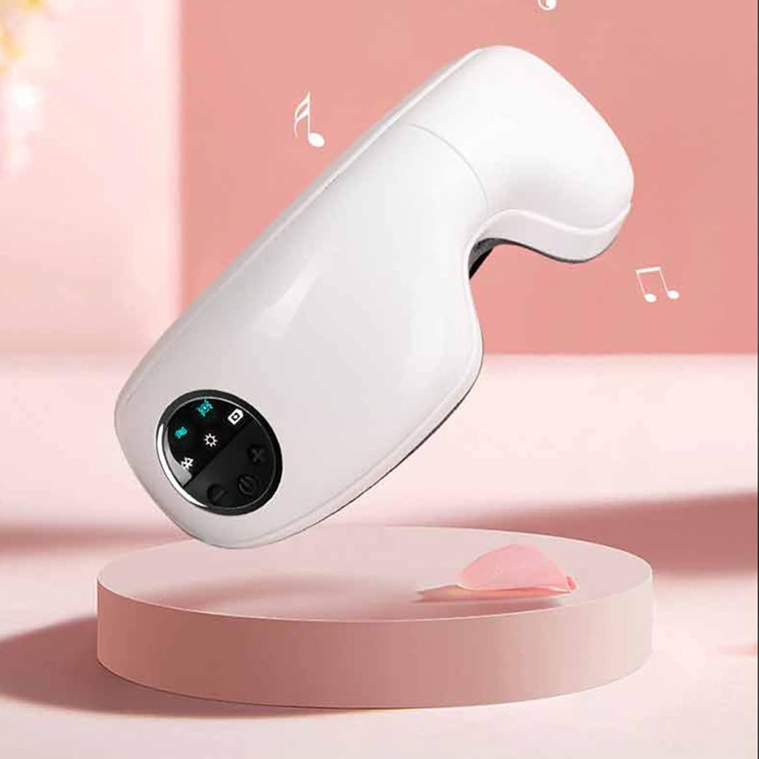 Eye Massaging Tool, Lightweight & Portable, relaxation, travel use, USB Rechargeable, Eye Care / Massage Device, Intelligent Pressure Technology, Built-In Meditation Music.