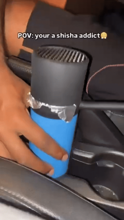 Portable Travel Hookah,Car Hookah, Portable Hookah Set Travel Hookahs Small Hookahs Mini Shisha for Car,Outdoor Travel Shisha, Sheesha Narguiles Smoking.