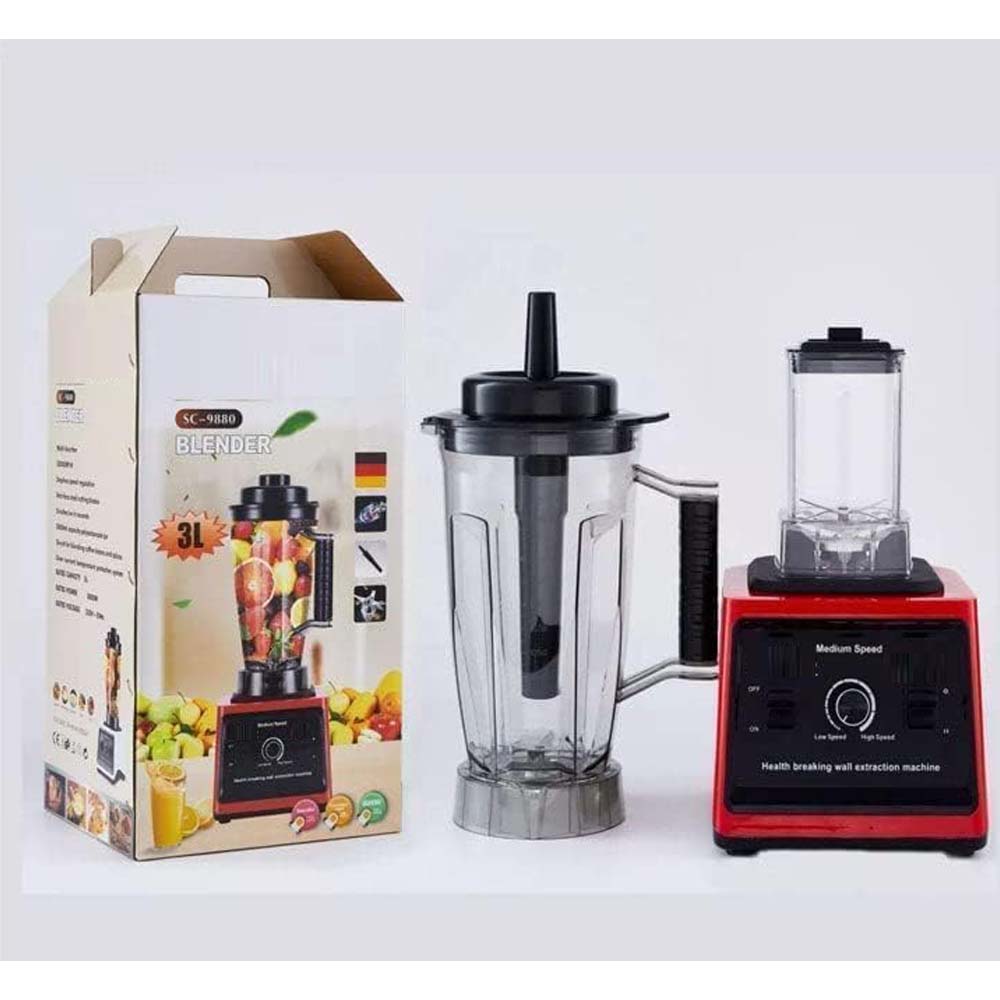 2-in-1 Electric Blender & Juicer - 4500W Heavy Duty Commercial Mixer for Hotels, Restaurants, Cafes & Household Use