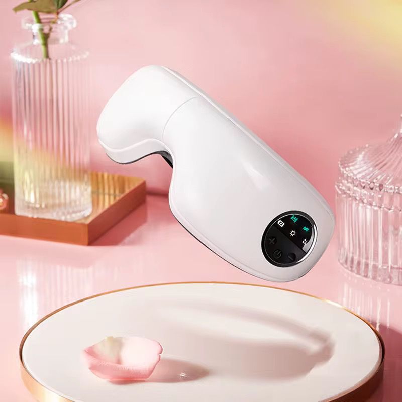 Eye Massaging Tool, Lightweight & Portable, relaxation, travel use, USB Rechargeable, Eye Care / Massage Device, Intelligent Pressure Technology, Built-In Meditation Music.