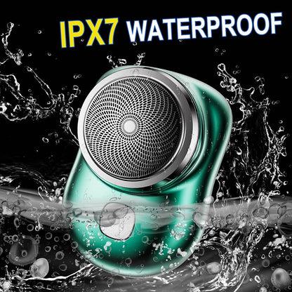 Mini Electric Shaver - Pocket-Sized, Rechargeable & Waterproof for Travel, One-Button Operation for Men & Women (Multi-Colour)