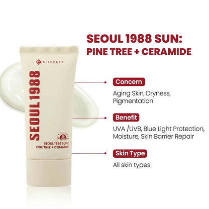 K-Secret Seoul 1988 Snail & Rice Collagen Cream – Anti-Wrinkle & Firming