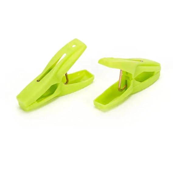 Plastic Clothes Pins Laundry Clips | 40 Pcs Colorful Clothespins with Bag | 2-Inch Small Clothespins for Hanging Clothes – 4 Colors