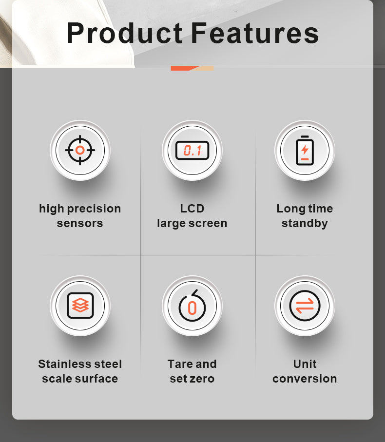 SH-135 Electronic Kitchen Scale – Dual Range Precision for Cooking and Baking