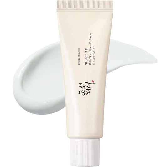 Beauty of Joseon Relief Sun Rice + Probiotics SPF50+ PA++++ – Lightweight Korean Sunscreen with Moisturizing, Brightening & Barrier Support, 50ml