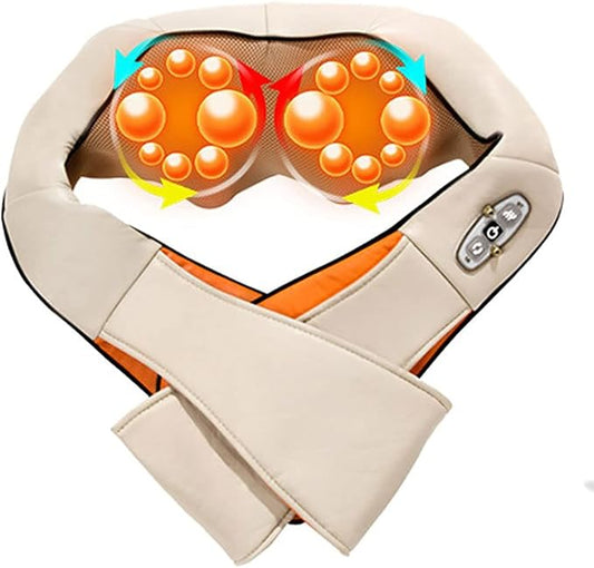 Kneading Electric Pulse Neck and Shoulder Massager | Deep Tissue Relief with Pulse Technology