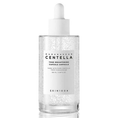 Skin1004 Madagascar Centella Tone Brightening Capsule Ampoule – Hydrating Serum with Niacinamide & Centella Asiatica for Radiance & Even Tone, 50ml