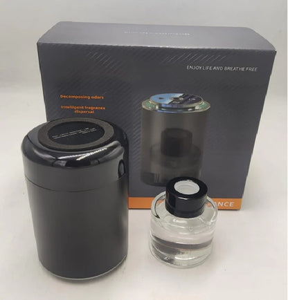 Car Air Purifier & Fragrance Diffuser, 7-Color LED Cycle, USB Powered, Air Purifier, Fragrance Diffuser, Compact & Portable, Smart Touch Controls.