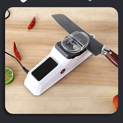 Premium Electric Knife Sharpener – Sturdy, Durable, and Stylish USB-Powered Tool for Safe and Efficient Sharpening