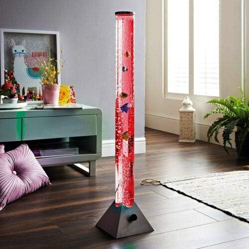 120 cm Color LED Bubble Water Fish Tank | Mood-Enhancing Large Lamp Tube with Color-Changing Features