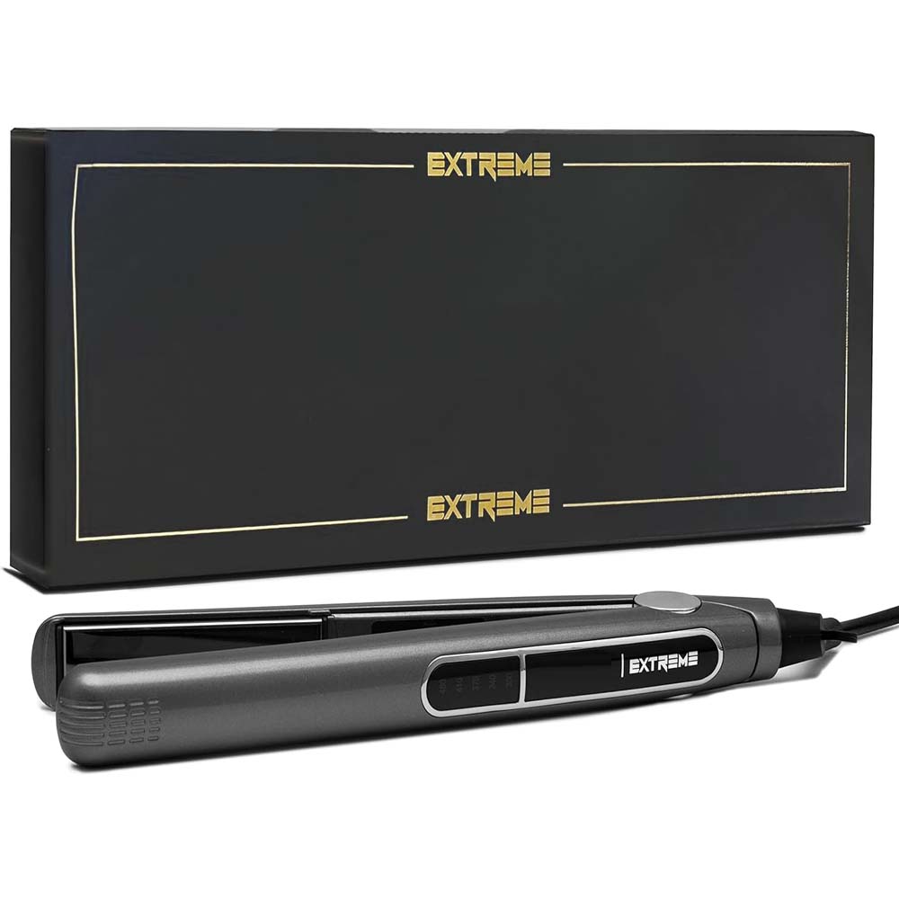 Extreme 480°F Hair Straightener - Professional Titanium Flat Iron with Digital Display & Fast Heat-Up