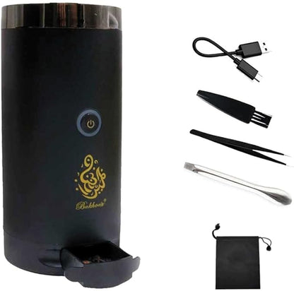 Portable Incense Burner | USB Rechargeable Oud Burner | Electric Arabic Mubkhara Device for Home, Office, and Car
