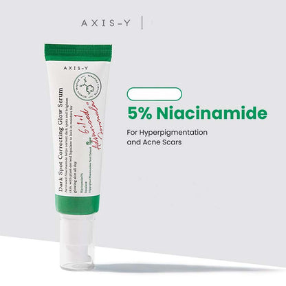 AXIS-Y Dark Spot Correcting Glow Serum - 50ml Brightening Treatment for Hyperpigmentation, Uneven Skin Tone & Dark Spots
