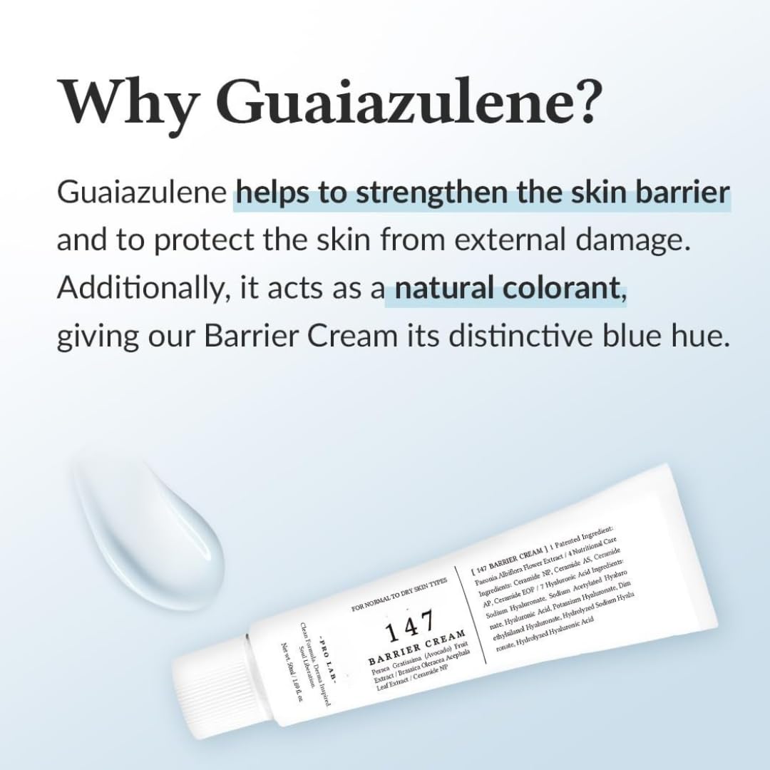 147 Antioxidant Cream - Intensive Moisture Barrier Care for Acne-Prone, Oily & Sensitive Skin, Soothing Relief