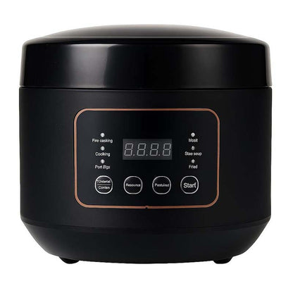3L Smart Rice Cooker with Steamer - 24H Delay Start, Multi-Functional Cooker for 3-5 People, Includes Measuring Cup & Spoon (Multi Colour)