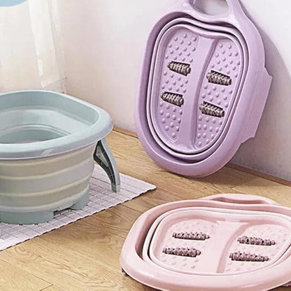 Green Collapsible Foot Spa Tub – Your Go-To for a Luxurious Pedicure and Relaxation Anywhere