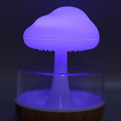 Rain Cloud Humidifier | Portable Mini 450ml Cool Mist Humidifier | USB Personal Desktop Humidifier with 7 LED Lights for Baby Bedroom, Travel, Office & Home