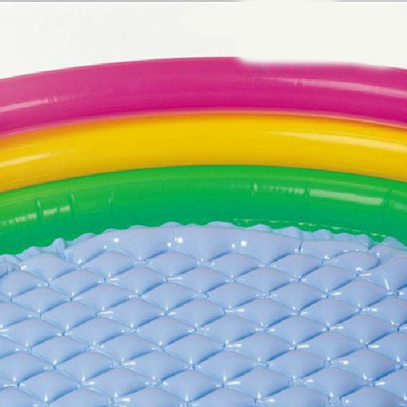 3 Rings Inflatable Sunset Glow Pool | Colorful Swimming Pool for Babies and Toddlers