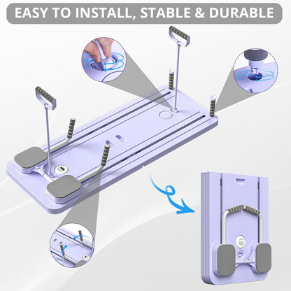 Versatile Upper Body Fitness Board – Foldable Push-Up Challenge Board | Portable Home Workout Tool for Strengthening & Toning Muscles | Full Upper Body Training