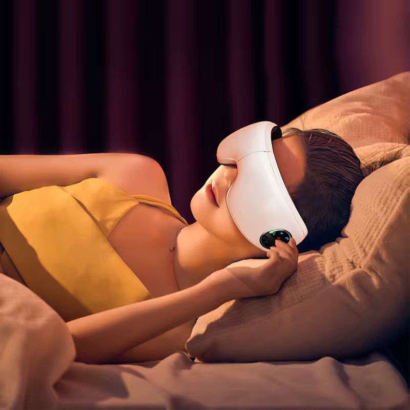 Eye Massaging Tool, Lightweight &amp; Portable, relaxation, travel use, USB Rechargeable, Eye Care / Massage Device, Intelligent Pressure Technology, Built-In Meditation Music.