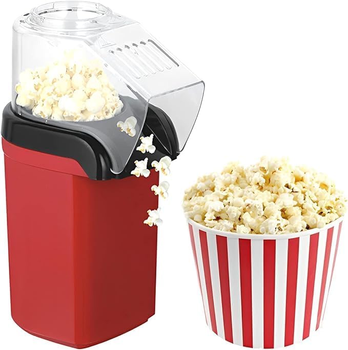 Home Popcorn Maker Popper | Electric Corn Popping Machine for Movie Nights | Fast, Easy, and Delicious Popcorn at Home