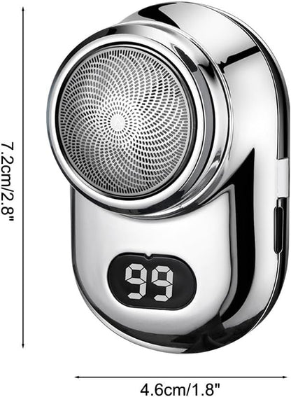 Mini USB-C Shaver with Mirror – Fast, Precise, Travel-Friendly