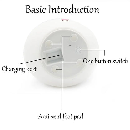 Rabbit Silicone Touch Sensor Night Light | Color Changing Breathing LED Lamp