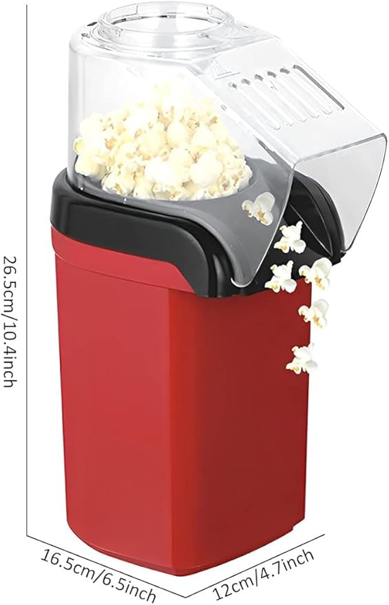 Home Popcorn Maker Popper | Electric Corn Popping Machine for Movie Nights | Fast, Easy, and Delicious Popcorn at Home