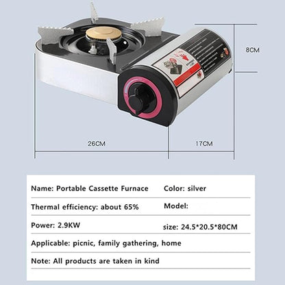 Gas Cooker Outdoor Mini Square Stove | Portable Folding Gas Stove | Camping Stove | Cooking Appliance for Outdoor Adventures