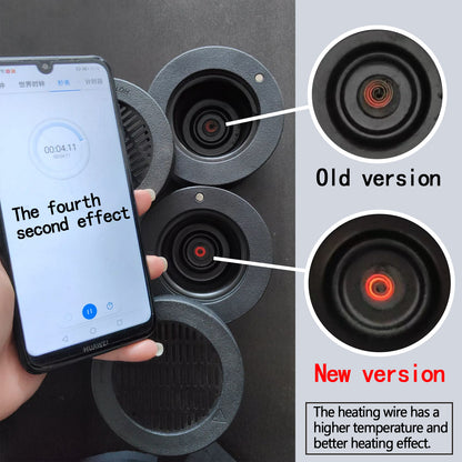 BK108 Charcoal Arabic Bakhoor Burner - Portable Electric Incense Burner for Middle Eastern Bakhoor, Traditional Scent Diffusion