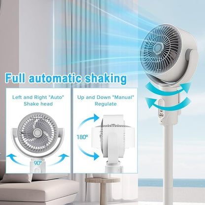 Home Smart Electric Air Cooling Fan – Portable Air Ventilation and Circulation System