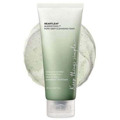 ANUA Heartleaf Quercetinol Pore Cleansing Foam - Deep Cleansing & Moisture Balance for All Skin Types, 150ml