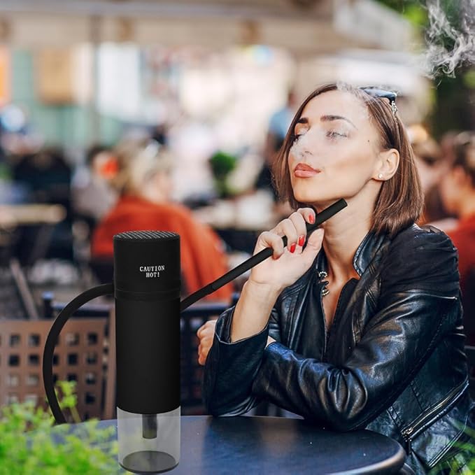 Portable Travel Hookah,Car Hookah, Portable Hookah Set Travel Hookahs Small Hookahs Mini Shisha for Car,Outdoor Travel Shisha, Sheesha Narguiles Smoking.