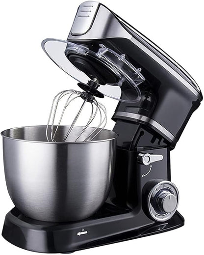Electric Stand Mixer | Multifunctional Planetary Blender & Food Processor | Perfect Kitchen Appliance and Gift for Housewives (Color: Black)