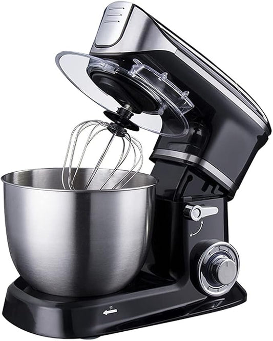 Electric Stand Mixer | Multifunctional Planetary Blender & Food Processor | Perfect Kitchen Appliance and Gift for Housewives (Color: Black)