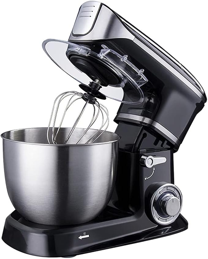 Electric Stand Mixer | Multifunctional Planetary Blender & Food Processor | Perfect Kitchen Appliance and Gift for Housewives (Color: Black)