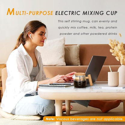 Electric Mixing Cup 400ML, Electric Mixing Mug, Electric Mixing Cup Self Stirring, Coffee Mug, Lightweight Self Mixing Cup, High Speed, Electric Self Mixing and Stirring Cup for Home.
