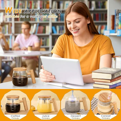 Electric Mixing Cup 400ML, Electric Mixing Mug, Electric Mixing Cup Self Stirring, Coffee Mug, Lightweight Self Mixing Cup, High Speed, Electric Self Mixing and Stirring Cup for Home.