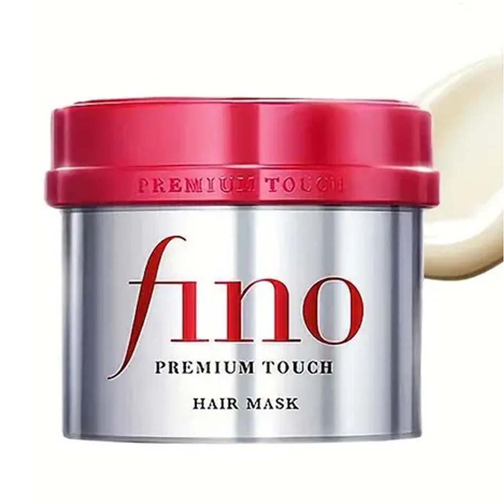 FINO Hair Mask with Plant-Derived Squalane & Glutamic Acid – Deep Conditioning Treatment for Normal Hair, Smooth, Hydrated & Healthy Shine, 8.11oz