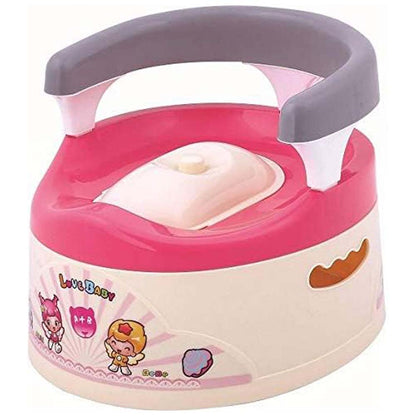 Portable Toddler Potty Training Chair - Kids' Toilet Seat with Splash Guard & Anti-Slip Base for Boys & Girls (Multi Colour)