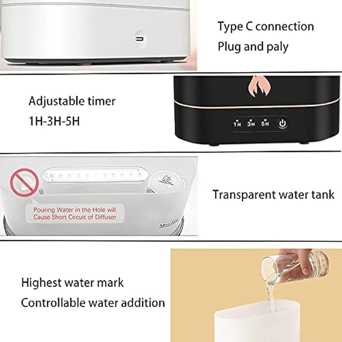 Flame Air Humidifier – The Ultrasonic Aromatherapy Experience with a Volcanic Twist