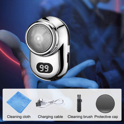 Mini USB-C Shaver with Mirror – Fast, Precise, Travel-Friendly