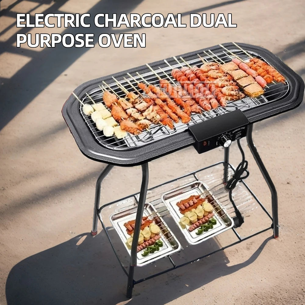 1800W Electric Table Top Grill Griddle – Indoor & Outdoor Cooking