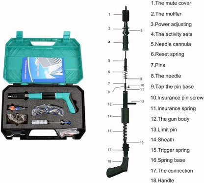 Mini Nail Fixation Tool – Compact Manual Steel Nail Gun for Concrete | Portable Nail Shooting Machine