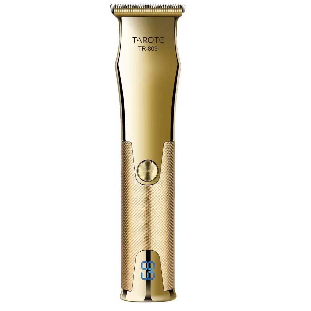 Professional Cordless Hair Trimmer for Men. Electric oil-head stainless steel clipper & beard shaver for precision grooming.