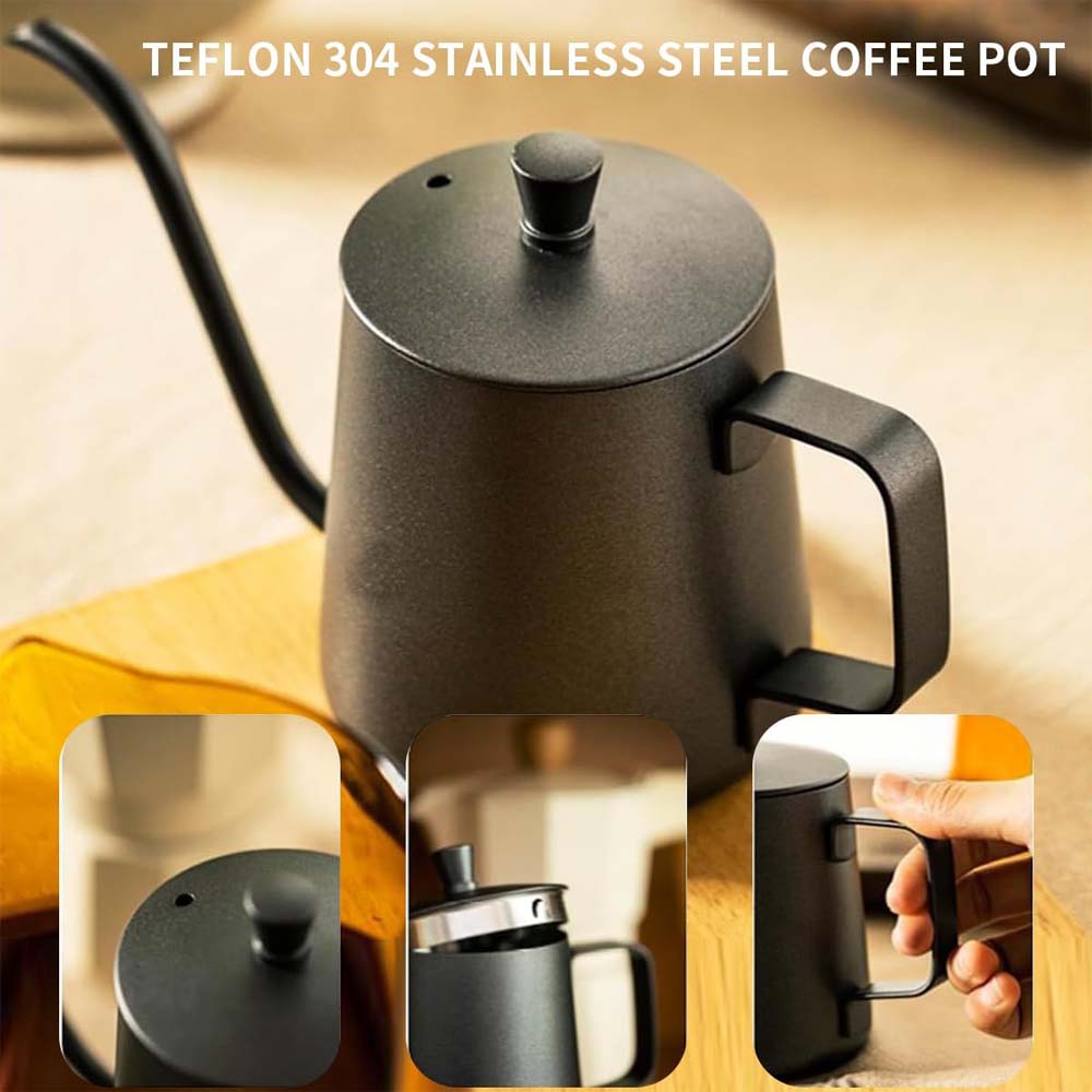 DX-2573 12-PC Pour Over Coffee Kit - Complete Set with Wooden Dripper & Travel Bag, Perfect Gift for Coffee Lovers