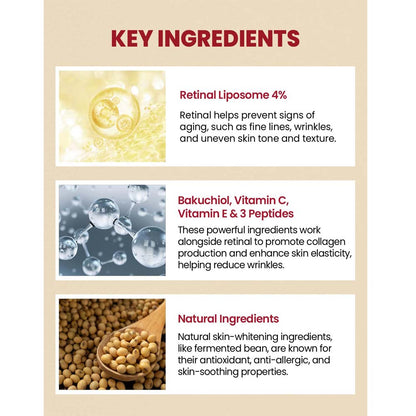 KSECRET SEOUL 1988 Eye Cream – Retinal Liposome 4% + Fermented Bean, Anti-Aging Wrinkle Care, Improves Elasticity & Pigmentation, 30ml / 1.01 fl.oz