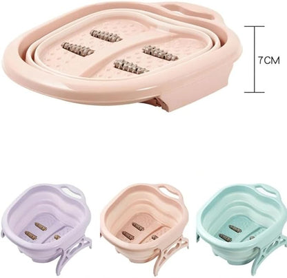 Green Collapsible Foot Spa Tub – Your Go-To for a Luxurious Pedicure and Relaxation Anywhere