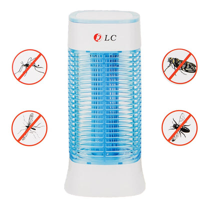 DLC - Electric Mosquito Killer Lamp, Portable handle, detachable tray, safe & effective insect control, UV light + electric grid, Energy-efficient.